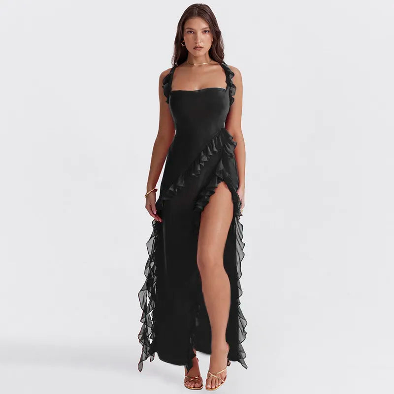 Baymia | Förföriskt snygg klänning med volanger