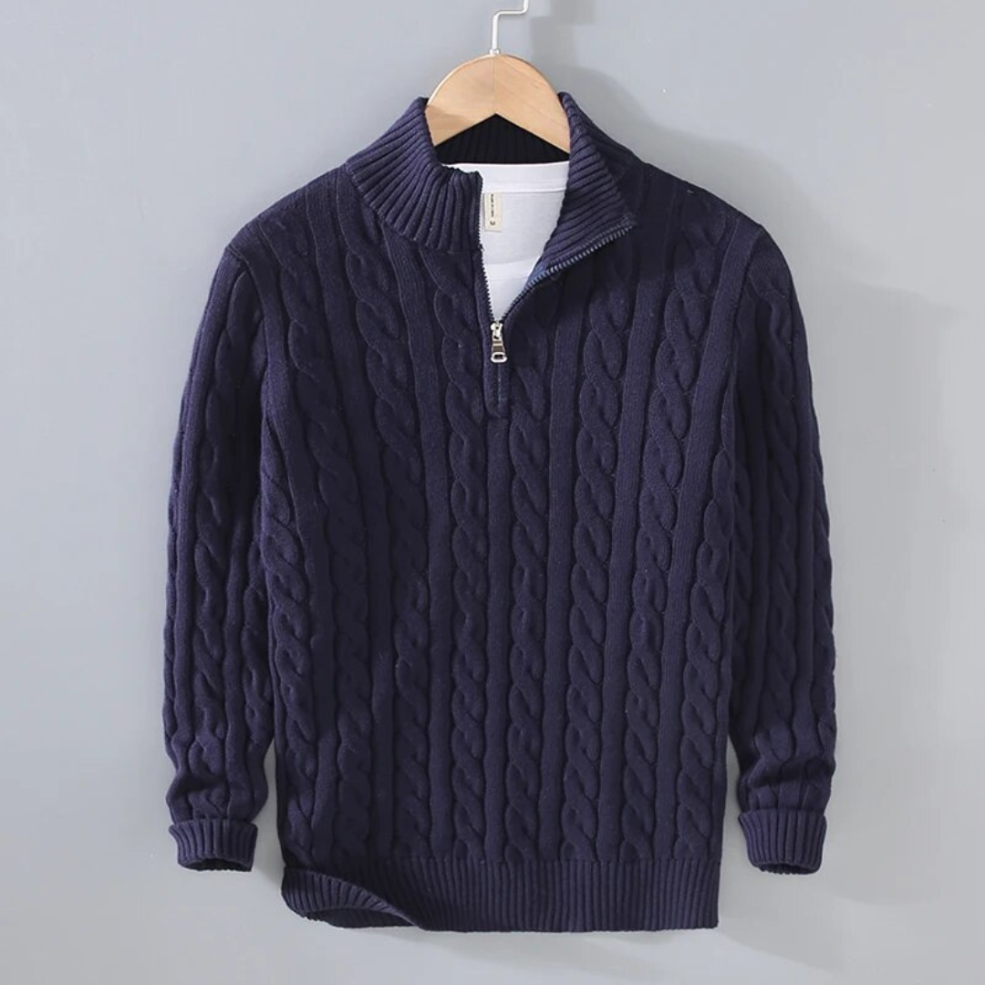 Baymia | Pullover with half zip