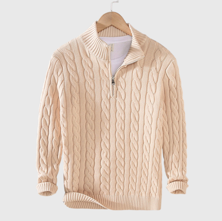 Baymia | Pullover with half zip